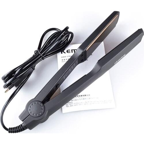 Kemei KM-329 Professional Hair Straightener Flat Iron Styling Tools Temperature Control Fashion Style For Shop Home
