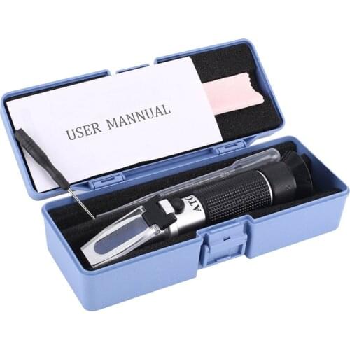 Brix Refractometer 0~32% RHB-32ATC Optical Sugar Food Beverages ATC Content RZ113 Meter Tool Test Handheld