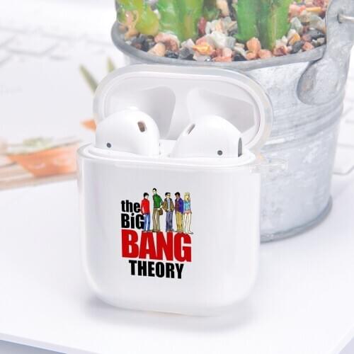 Funny TV Series The Big Bang Theory Case For Airpods 2 Case Bluetooth Silicone Charging Box Funda For Airpods 2 Case Air pods 12