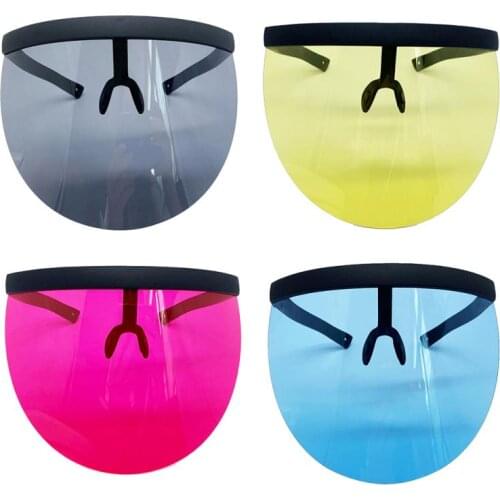 Protective Sunglasses Anti-droplet Saliva Hair Ring Men And Women Anti-fog HD Transparent Mask Empty Top Hat Sun Visor Hat