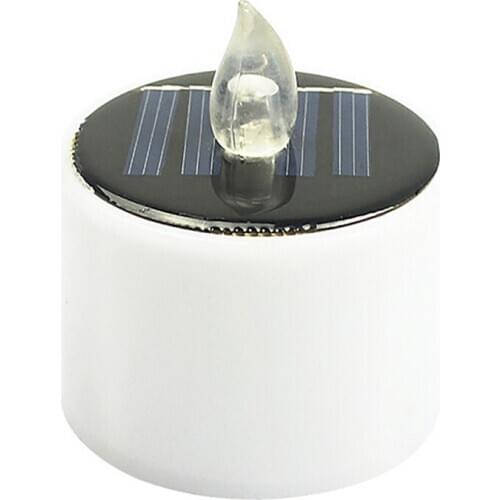 Candle Solar Tea Light LED Electronic Lamp 50pcs Powered Flameless velas decorativas decoraci n del hogar bougies decoratives 2