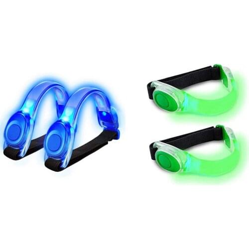 2Pcs LED Armband, LED Armband Reflective Running Gear for Outdoor Activities and Exercise, Running
