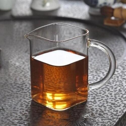 Handmade Heat-resisting Glass Teapot Mug 250ml,cha Hai Gongdao Teacup Fair Mug,kung Fu Tea Cups Teaset Gongdao Bei Tea Cup