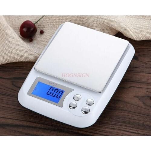 Precise small electronic scale 0.01g Gram weigh Chinese medicinal materials Food scale Kitchen scale Bake 0.1g Weigh