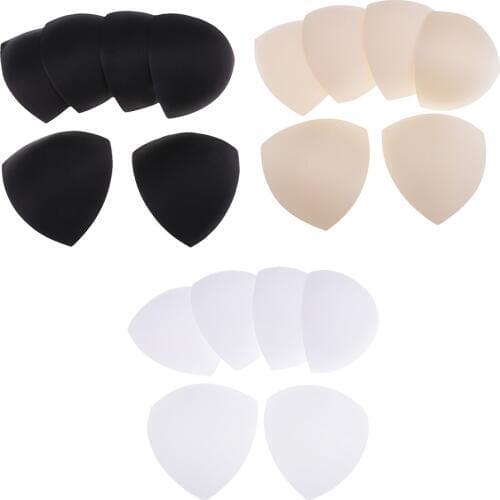 3 Pairs Removeable Triangle Smart Bra Pads Insert For Women Bikinis Top Swimsuit Sport Swimming Swimwear Bra Pads