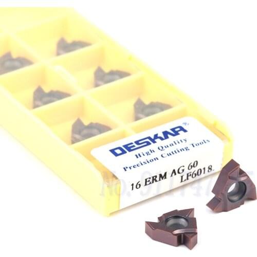 16ERM AG55 AG60 LF6018 16IRM AG55 AG60 LF6018 Carbide CNC Lathe Thread cutting blade PVD+CVD coated high quality Threaded insert