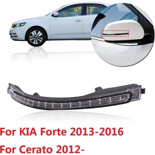 CAPQX Outside Mirror LED Turn Signal lamp Rearview Mirror Turn light Flash light For KIA FORTE 2013 2014 2015 2016 Cerato 2012