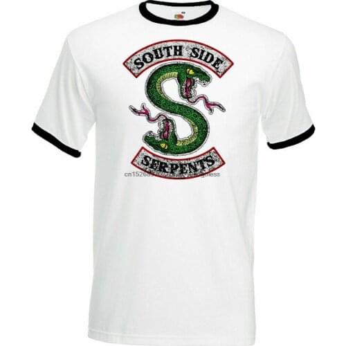 Southside Serpents Mens Funny Riverdale TV Show Distressed T-Shirt US Programme