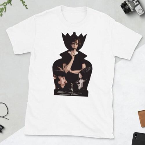The Queens Gambit Print Harajuku Top Women T-shirt Casual Ladies Basic O-collar Short Sleeved Women T-shirt Girl,Drop Ship