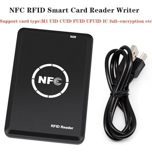 13.56MHz M1 Card Reader Writer rfid Copier Duplicator NFC RFID Smart Card Reader Writer+ 6 pcs UID Cards +6pcs UID keyfobs