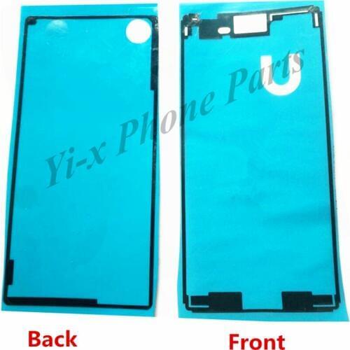 2pcs/lot Front LCD Display Screen + Back Adhesive Glue Tape Sticke for SONY Xperia M4 Aqua E2303 E2333 E2353