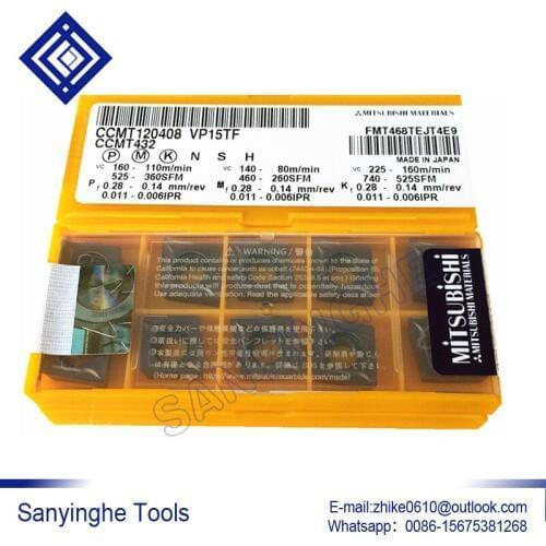 Free shipping high quality 50pcs/lots CCMT120404 VP15TF / UE6020 / CCMT120408 VP15TF / UE6020 cnc carbide turning inserts