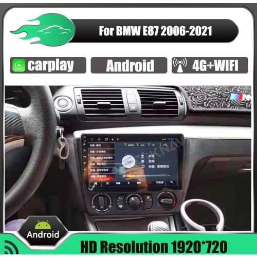 Android car radio with screen For BMW E87 2006-2021 car touch screen GPS navigation stereo recorder multimedia player head unit