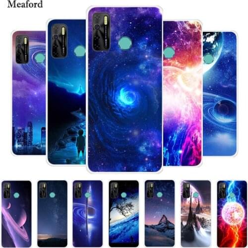 For TECNO Camon 15 Air Case Silicone Planet Soft Back Cover for TECNO Camon 15 Case TPU Fundas for TECNO Camon15 Air Coque 15Air