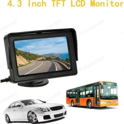 Hot sell 4.3 Inch with Wireless Video Transmit + Mini Camera TFT LCD Monitor Backup Car Rear View Reverse System