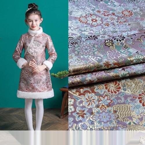 Chinese New Years Wear Brocade Cheongsam Hanfu Fabric Sewing Fabric Factory Stores Not Out of Stock