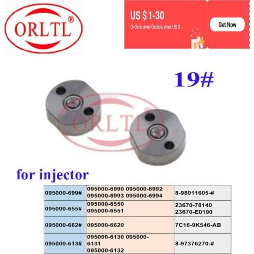 ORLTL Common Rail Valve Plate For 095000-6990 095000-6992 095000-6993 095000-6994 898011605# 8-98011605