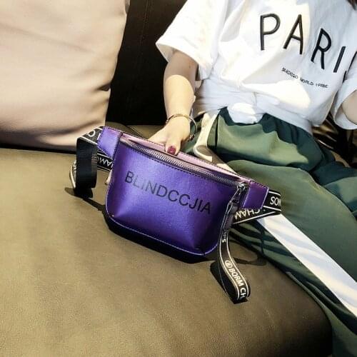 2021 Fashion PU Leather Waist Packs Women Chest Belt Blot Female Pouch Casual Fanny Pack Bag Multi Function Women Pochete