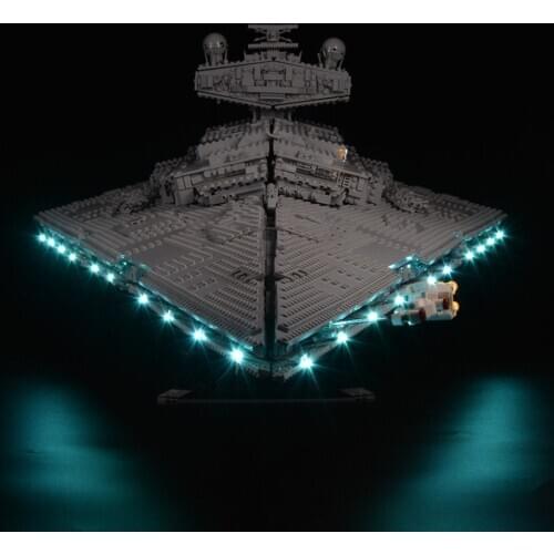 Led light kit for 75252 Imperial Star Destroyer Toys Building Blocks ( the blocks set not included)