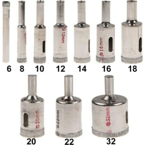 Marble glass ceramic ceramic diamond drill bit set for ceramic tile marble glass ceramic hole opener drill bit
