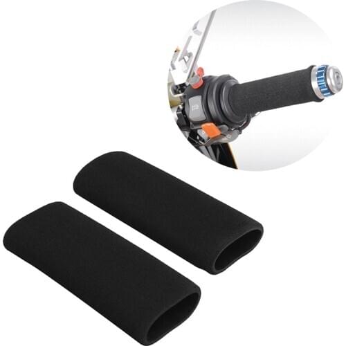 12cm Motorcycle Handle cover Grip Slip on Foam Motorbike Anti Vibration Comfort Handlebar Grip Cover for 3.17-3.68 cm Diameter
