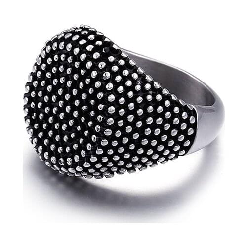 New fashion retro stainless steel ring male ring Titanium steel jewelry ring