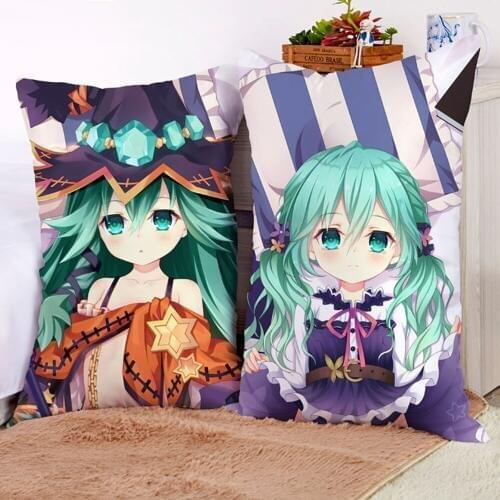 Anime JK DATE A LIVE Natsumi Witch 40*60cm Cosplay Back Plush Stuffed Pillow Cushion Cartoon Girl Home Decor Gift