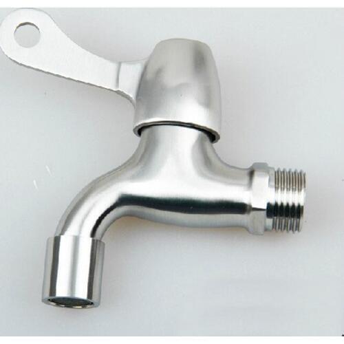 SUS304 stainless steel washing machine bibcok mop pool water bib taps
