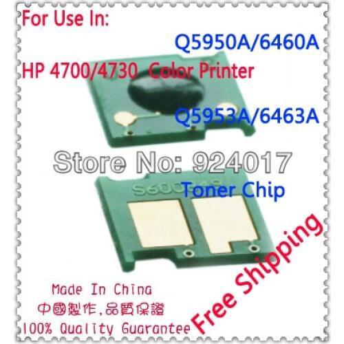 For HP Color LaserJet 4700 4700n 4700dn Printer Toner Chip,For HP 643A Q5950A Q5951A Q5952A Q5953A 643 5950 5951 5952 Toner Chip