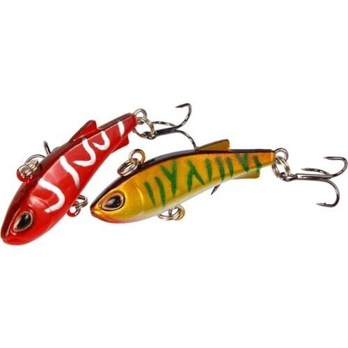 Sinking Mini VIB Fishing Lure 4.5cm 4g Vibration Artificial Baits Winter ice fishing Wobblers Bass Crankbait Fishing Tackle