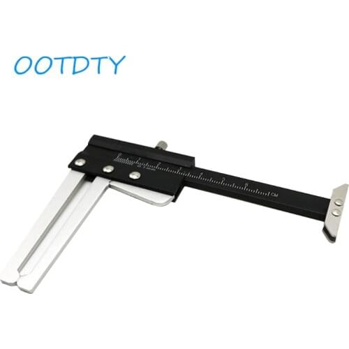 Brake Disc Thickness Measuring Caliper Vernier Ruler Tyre Tire Tread Depth Gauge Measure Tool 0-60mm Clamp Range