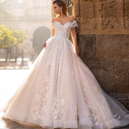 Vestido De Novia Ball Gown Wedding Dress Off the Shoulder Luxury Robes De Mariage Sweetheart Neck Abito Da Sposa Bride Dresses