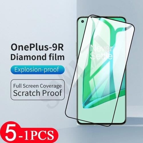 5/3/1Pcs cover protective for oneplus 6 6T Nord N10 N100 7 7T 8 8T plus 9 pro 9R 9E tempered glass film phone screen protector