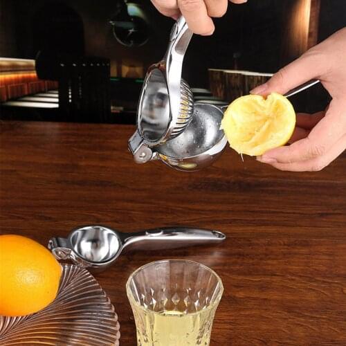 Lemon Clip Citrus Multifunction Zinc Alloy 1PC Anti-corrosive Stainless Steel Practical Home Gadget Fruit Manual Juicer