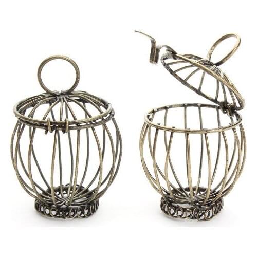 5pcs/lot 30*45mm birdcage Connector Metal Alloy Pendant For DIY bracelet necklace Jewelry Making sg4s