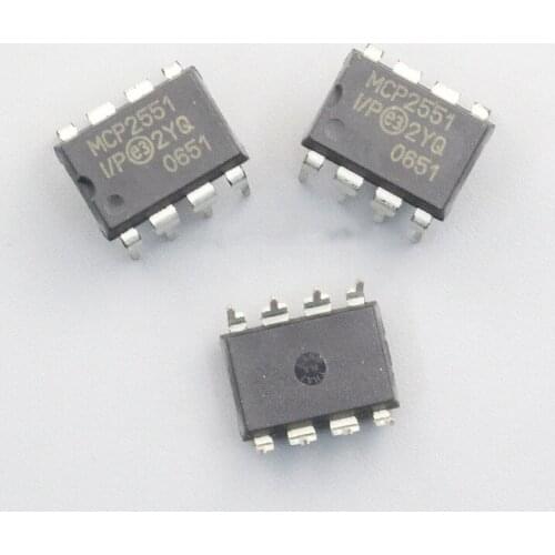 5pcs/lot MCP2551-I/P MCP2551 2551-I/P DIP-8 In Stock
