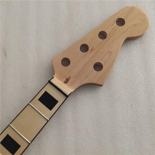 5 String Maple 20 Frets Bass Guitar Neck Part maple Fingerboard 34 inch gloss
