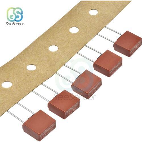 50pcs 1A 2A 3.15A 4A 5A 6.3A 250V 392 Square Plastic Fuse LCD TV Power Board Commonly Used Fuses Slow Blow Fuse T1A T2A T3.15A