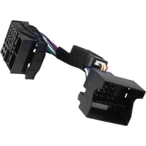 Car RCD330 MIB RCD510 Multifunction Steering Wheel Button Control Simulator Adapter for Golf 5 6 Jetta MK5 Touran Caddy