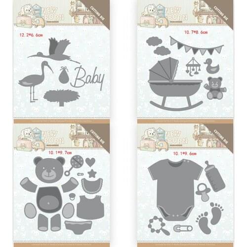 CH 2021 New Arrival Baby Stencil Metal Cutting Dies For Scrapbooking Practice Hands-on DIY Album Card Handmade Tools