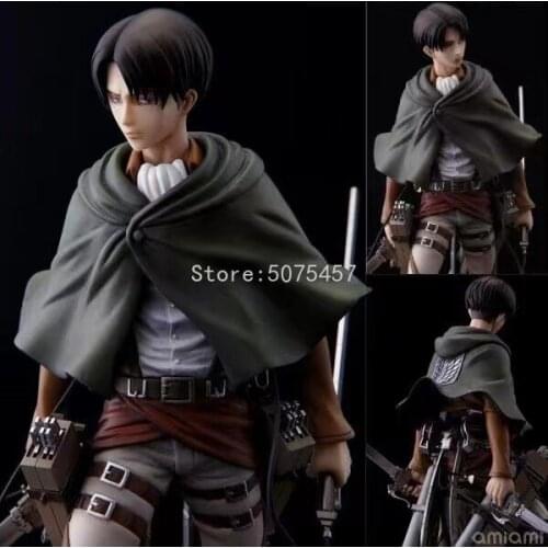 20cm Attack on Titan Anime Figure Artfx J Action Figure Rival Rivaille 417# 375# Eren Yeager 390 Figurine Toy