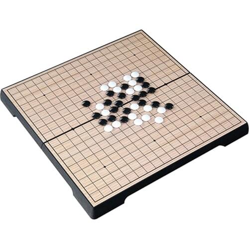 Magnetic Go Game Set 19x19 Folding Board Game Set Travel Weiqi Chinese Chess Old Game Parlor Game Parent-Child Toy