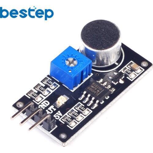 1pcs Sound Detection Sensor Module Sound Sensor Intelligent Vehicle For Arduino DIY Kit Parts