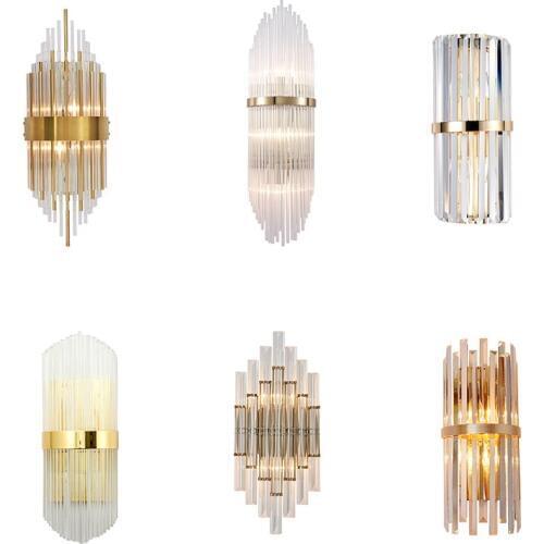 Italy Design Wall Scone luminaire Black/Gold Bedroom Bedside Lamp light mirror Home Decoration wall lamps indoor modern Bathroom