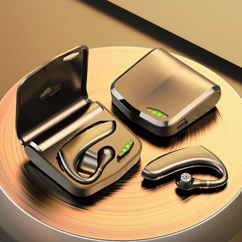 Niye Running Earphone Bluetooth Headphones Wireless Sports Earbuds Headset With Mic Handfree CVC HD Call Charging Case Driving