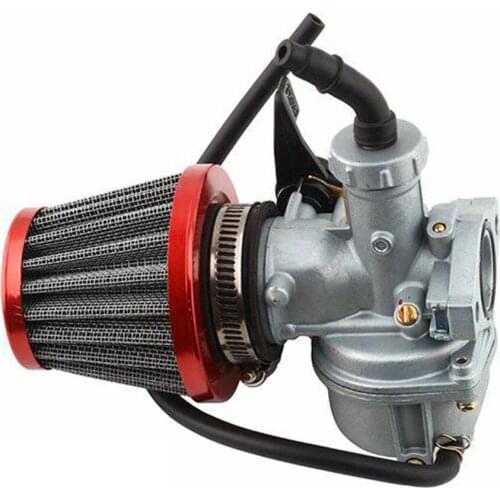 PZ22 Carburetor with Air Filter Fuel Filter Replacement for ATV Dirt Bike Scooter Motorcycle with110-125CC Engine