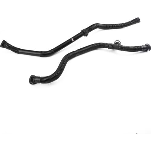 2Pcs Crankcase Breather Hose For V W T ouareg Au di Q7 4.2L 4L0131206 4L0131206A