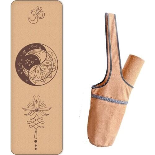 Comfortable Cork Exercise Fitness Mat Natural Cork TPE Eco-friendly Slip-resistant Hot Yoga Best Yoga Mats Trainning Pilates Pad