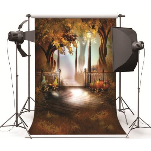 Fantasy Forest Halloween Customized Vinyl Photography Backdrop Wedding Children Computer Printed Backgrounds for Photo Studio
