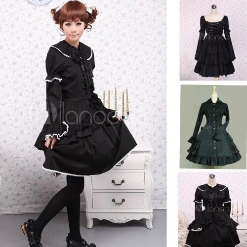 Japanese Lolita Gothic Dress Girl Patchwork Vintage Designer Mini Dress Japan Style Kawaii Clothes Fall Dresses for Women 2021